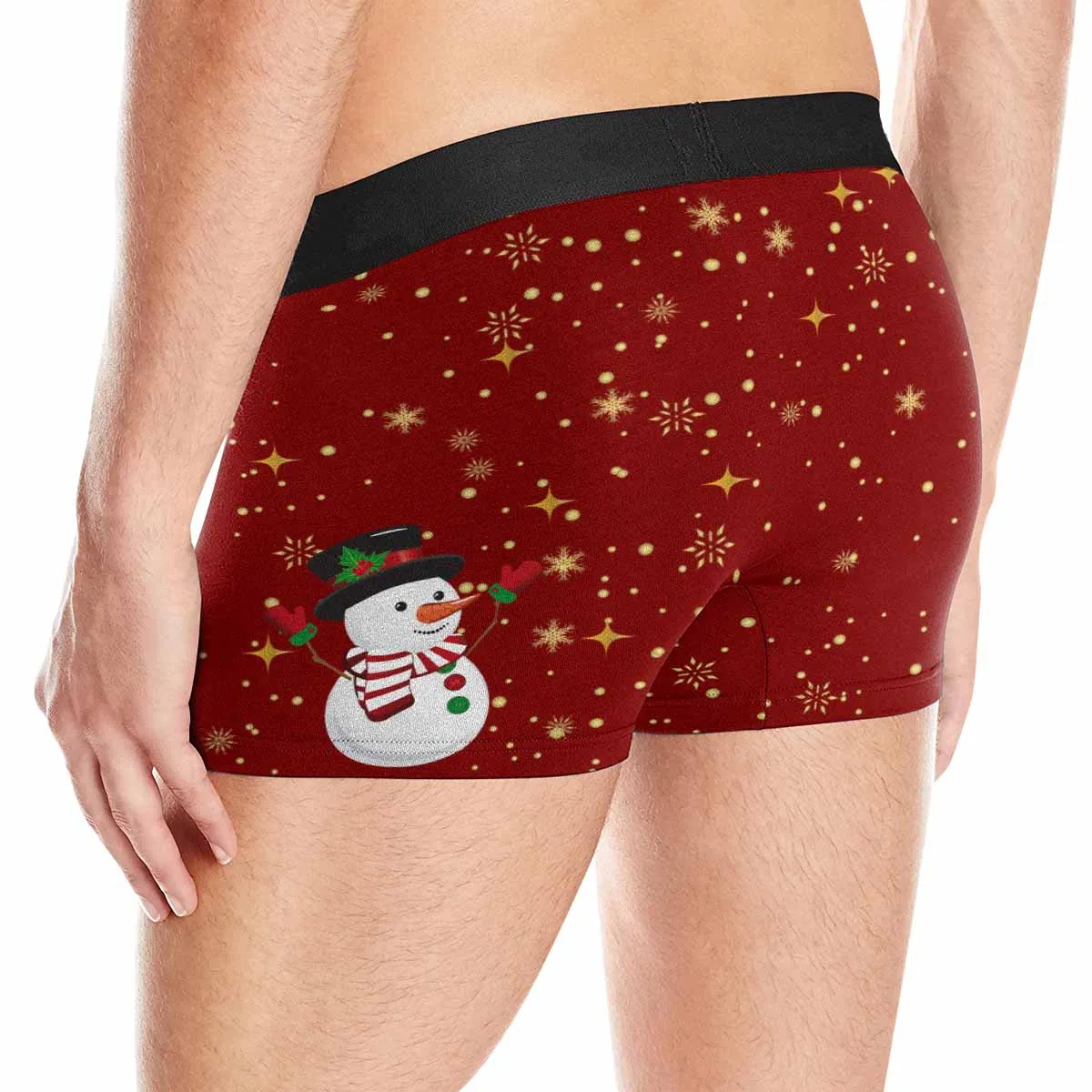 Custom Face Christmas Men's Undies My Girl Men's All-Over Print Boxer Briefs Create Your Own Underwear for Him