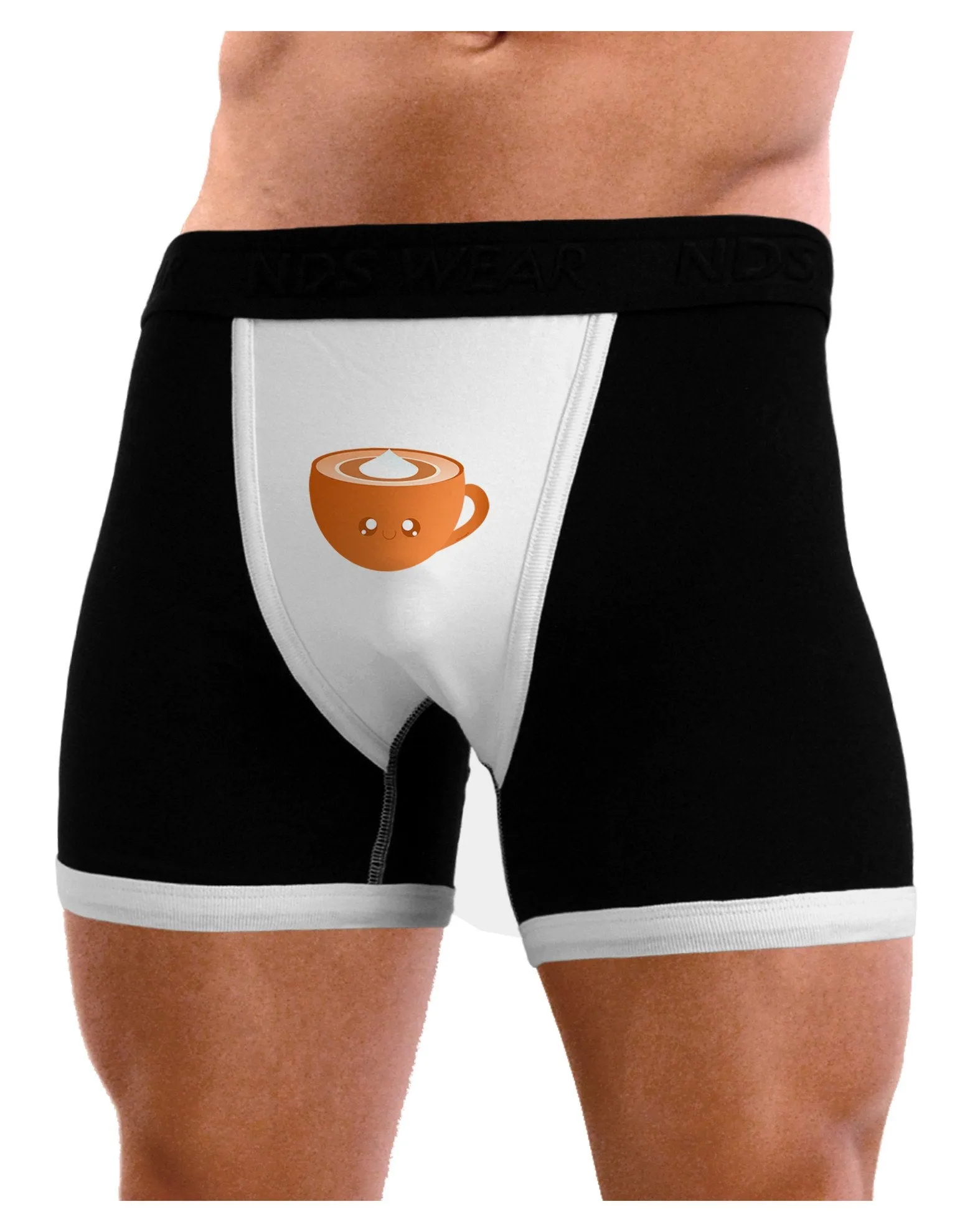 Cute Holiday Drink Pumpkin Spice Latte Mens Boxer Brief Underwear