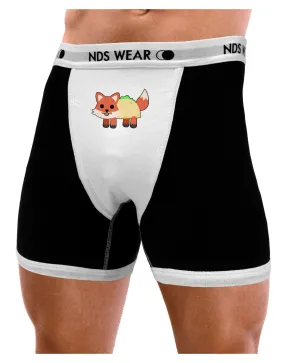 Cute Taco Fox Mens Boxer Brief Underwear