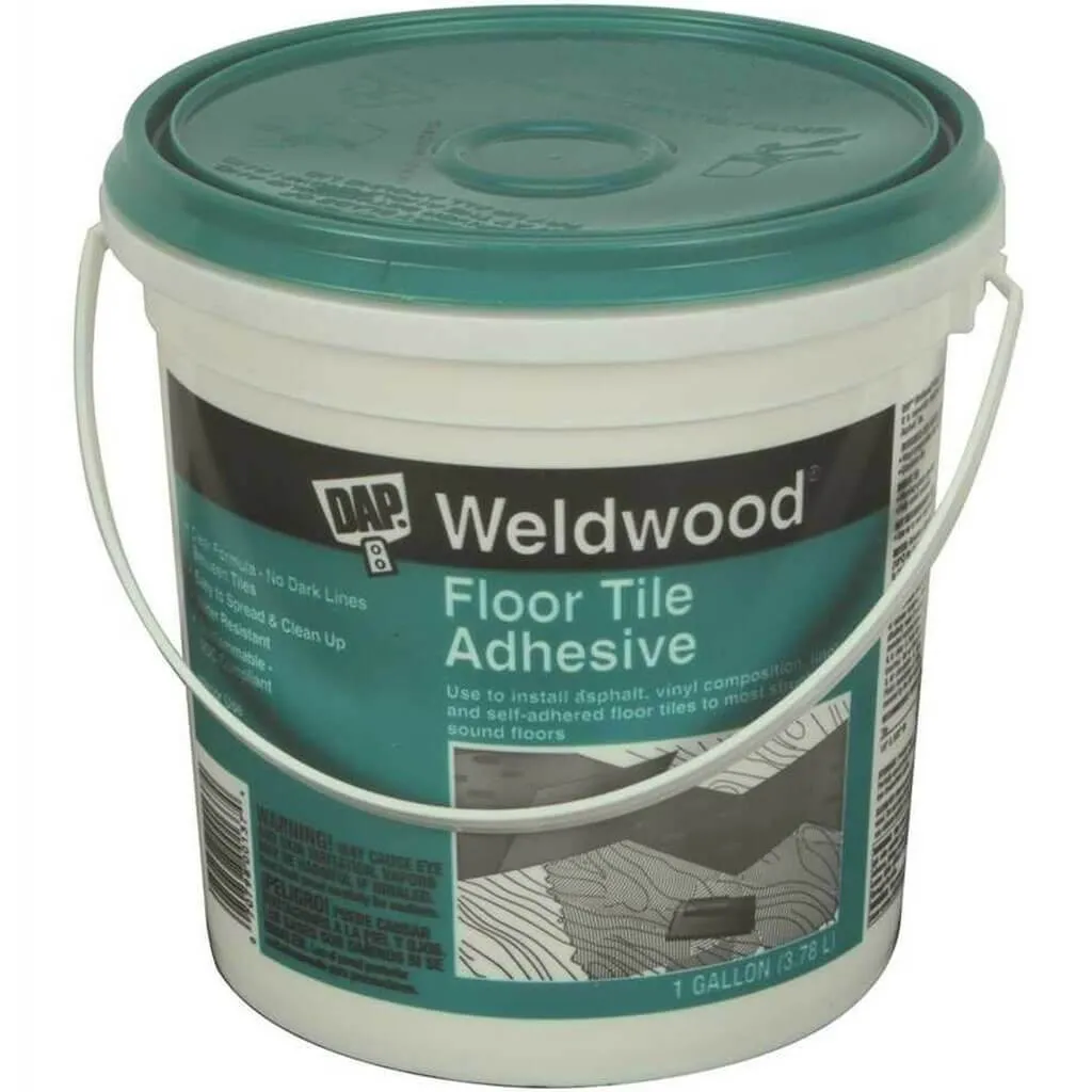 DAP Weldwood Floor Tile Adhesive, 1gal Pail