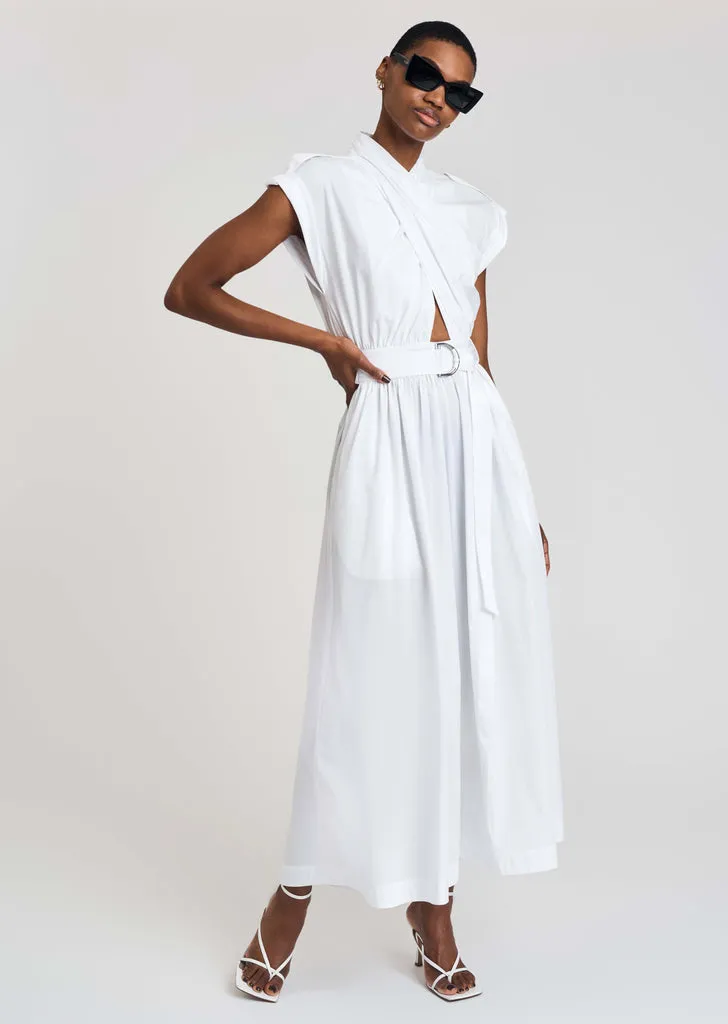 Derek Lam 10 Crosby - Celeste Wrap Dress in White