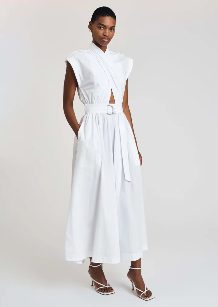 Derek Lam 10 Crosby - Celeste Wrap Dress in White