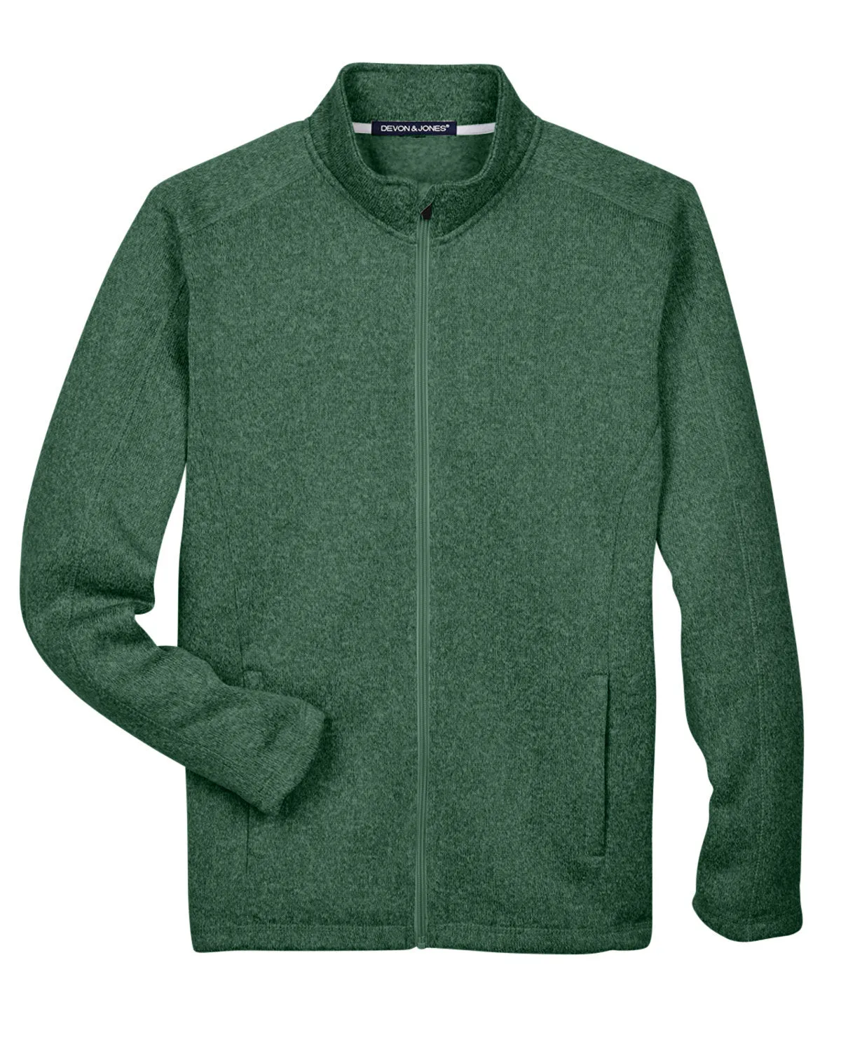 Devon & Jones Men's Bristol Full-Zip Sweater Fleece Jacket