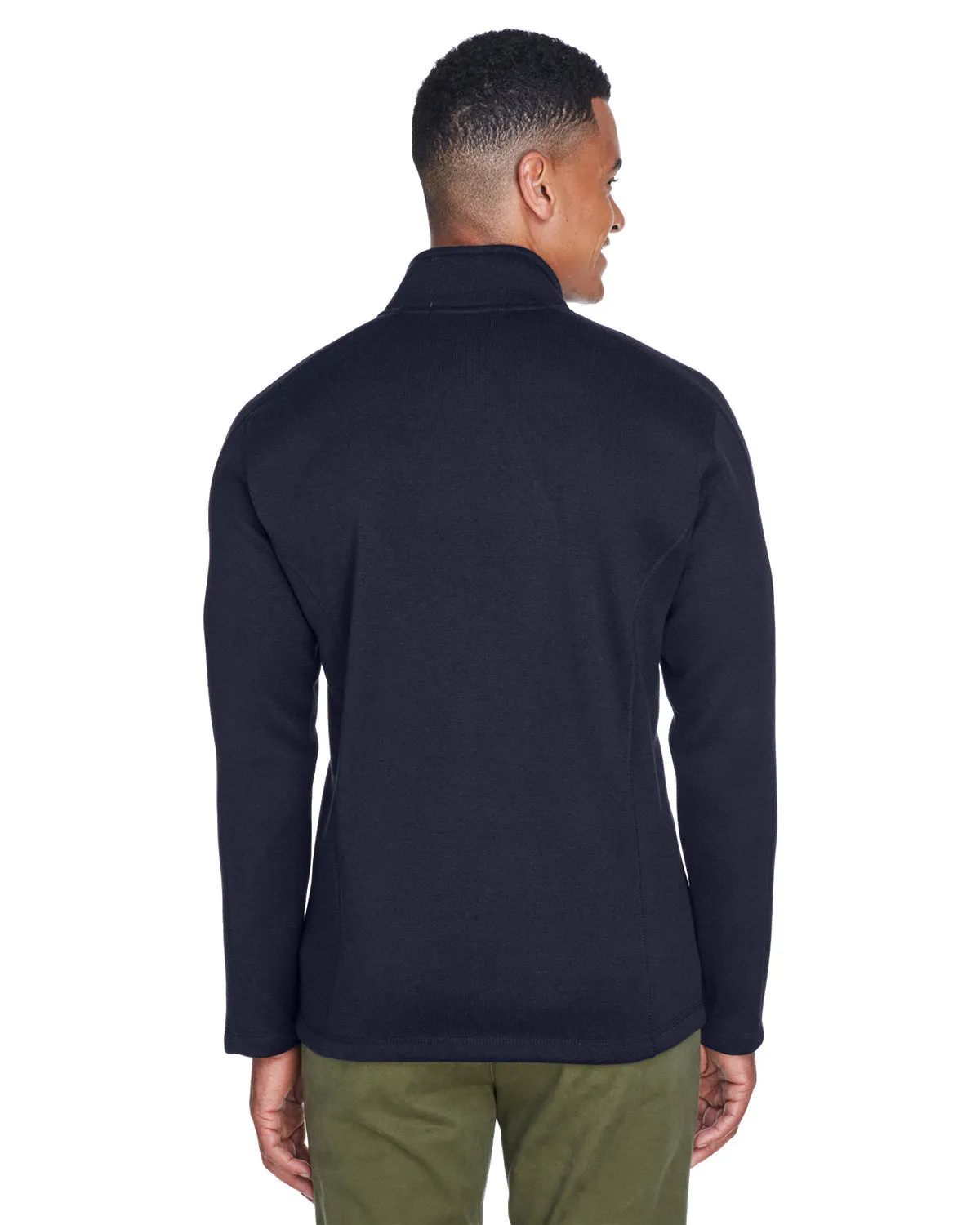 Devon & Jones Men's Bristol Full-Zip Sweater Fleece Jacket