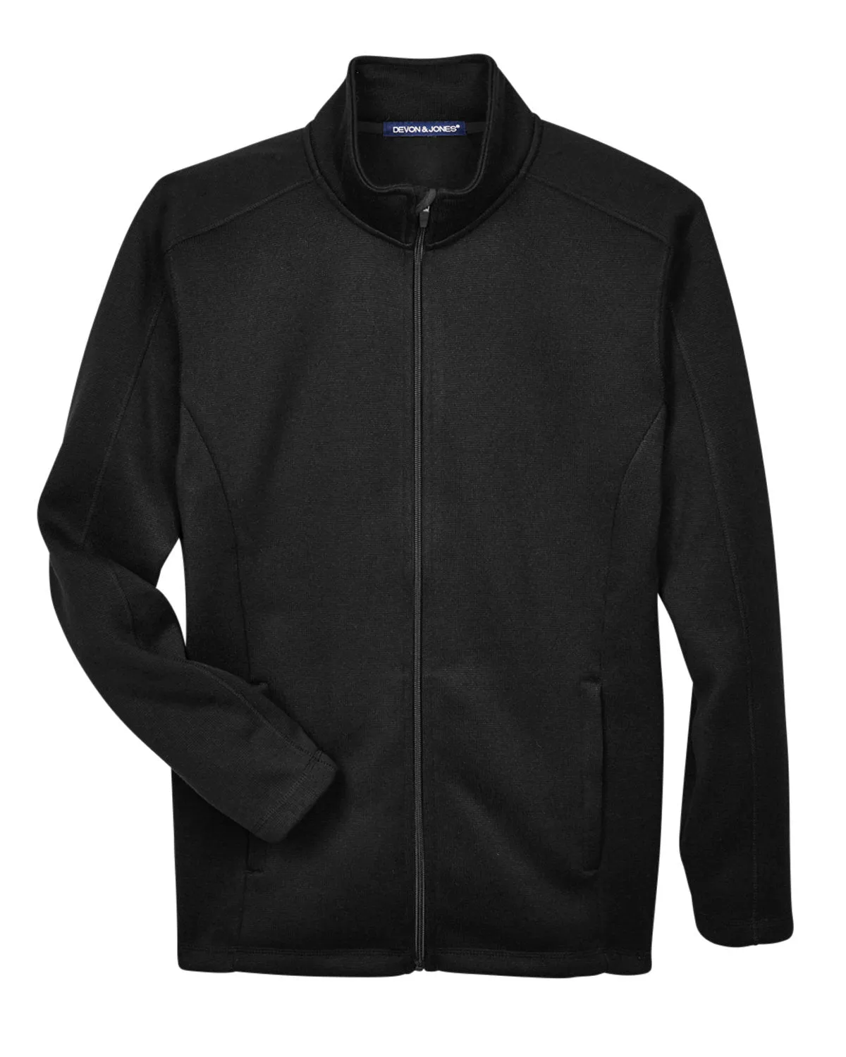 Devon & Jones Men's Bristol Full-Zip Sweater Fleece Jacket