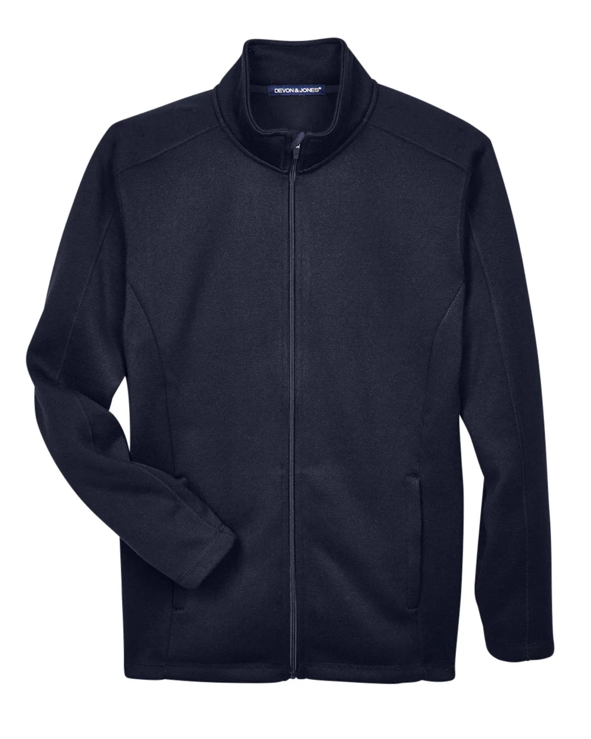 Devon & Jones Men's Bristol Full-Zip Sweater Fleece Jacket