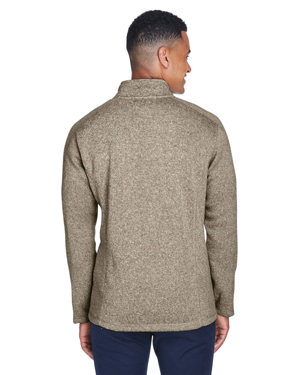 Devon & Jones Men's Bristol Full-Zip Sweater Fleece Jacket