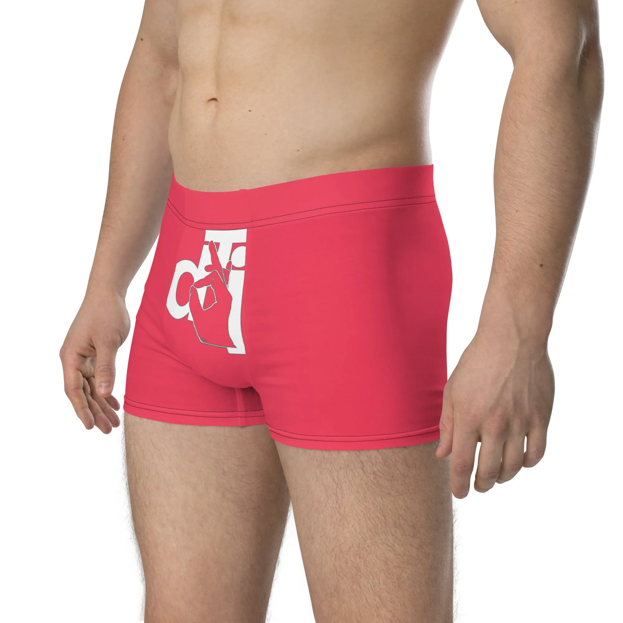 dti Two logo Radical Red Boxer Briefs