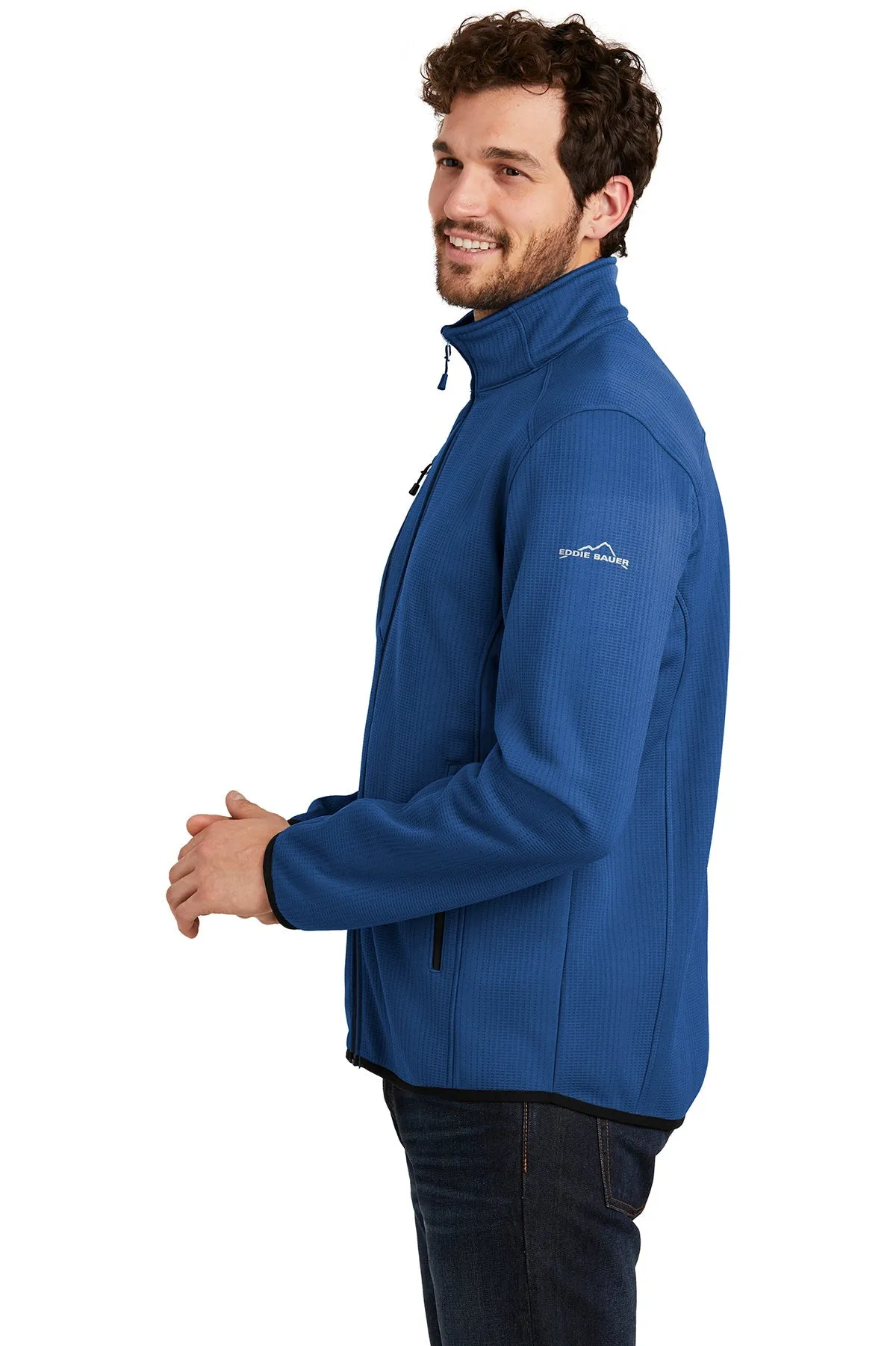 Eddie Bauer Dash Customized Fleece Jackets, Cobalt Blue