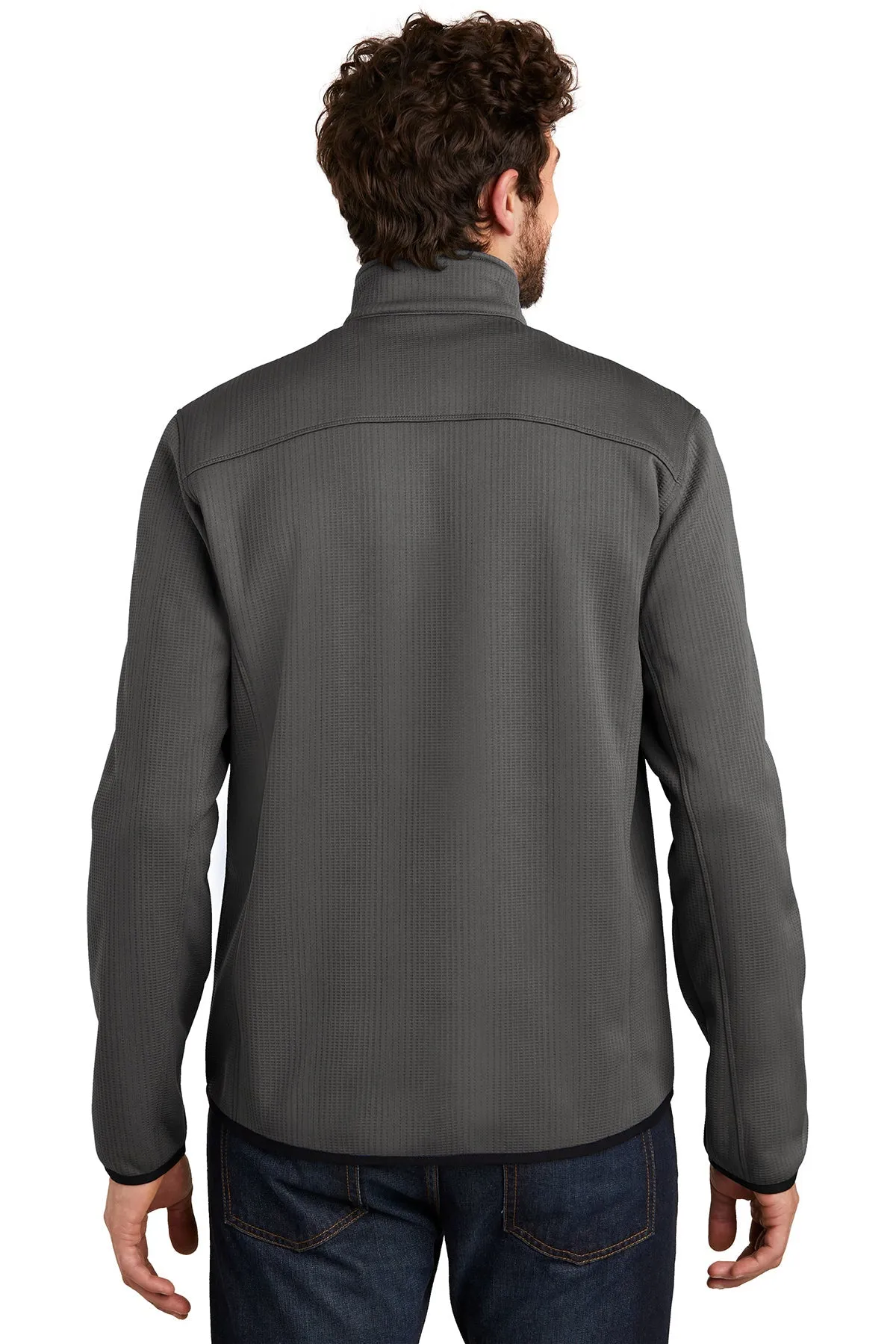 Eddie Bauer Dash Customized Fleece Jackets, Grey Steel