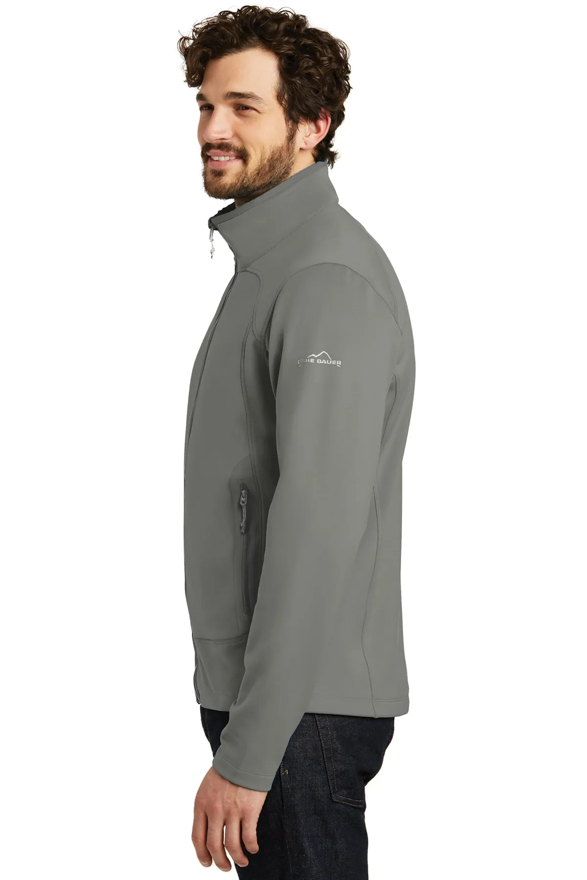 Eddie Bauer Highpoint Custom Fleece Jackets, Metal Grey