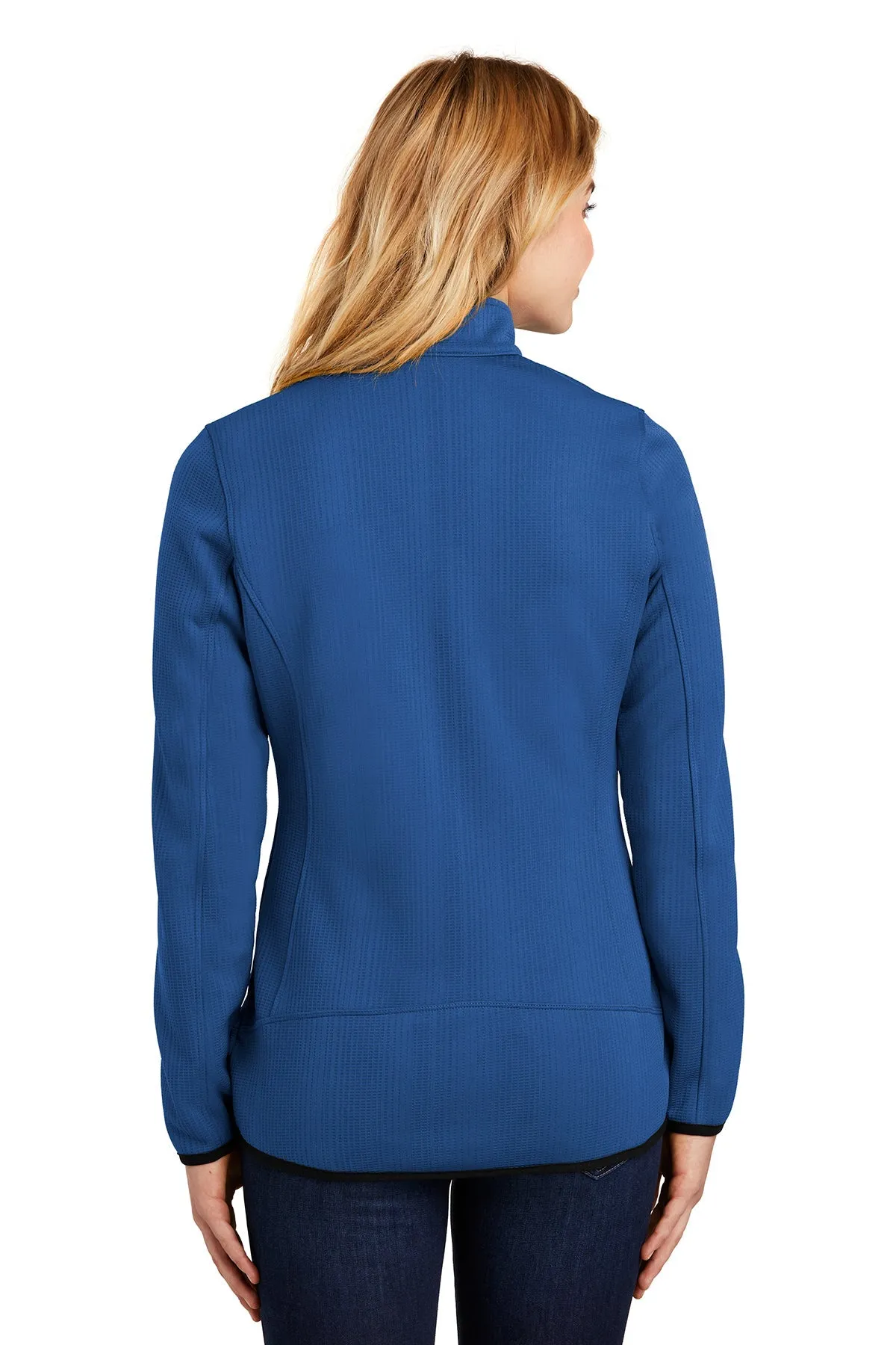 Eddie Bauer Ladies Dash Customized Fleece Jackets, Cobalt Blue