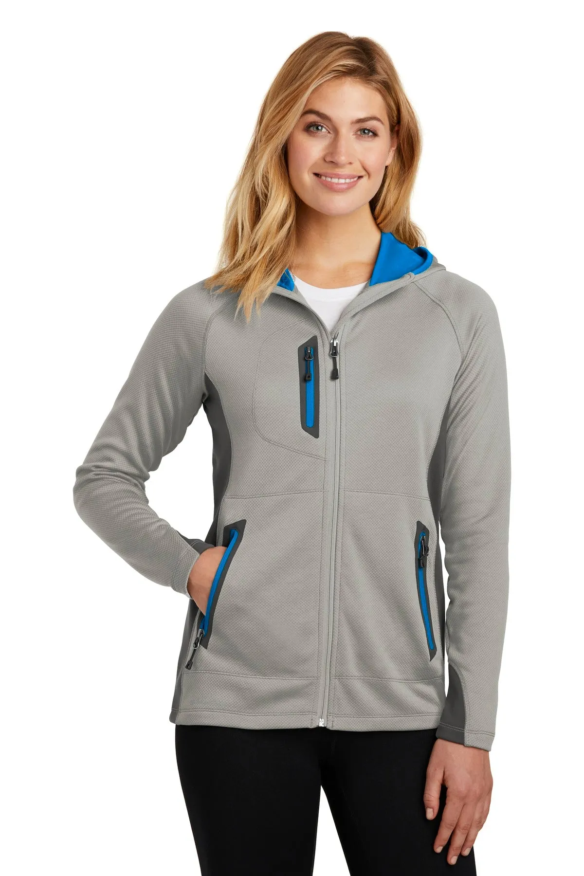 Eddie Bauer  Women's Sport Hooded Full-Zip Fleece Jacket. EB245