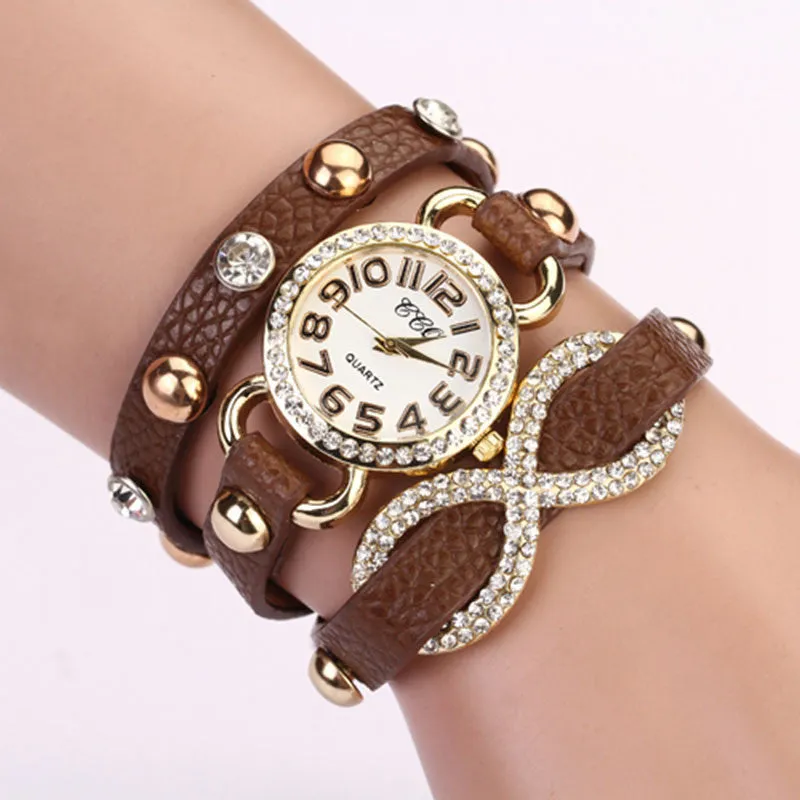 Fashion New Arrive Watches Women Luxury Brand Leather Bracelet Wristwatch Women Dress Sport Wristwatches Business Watch