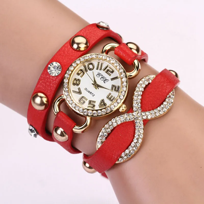 Fashion New Arrive Watches Women Luxury Brand Leather Bracelet Wristwatch Women Dress Sport Wristwatches Business Watch