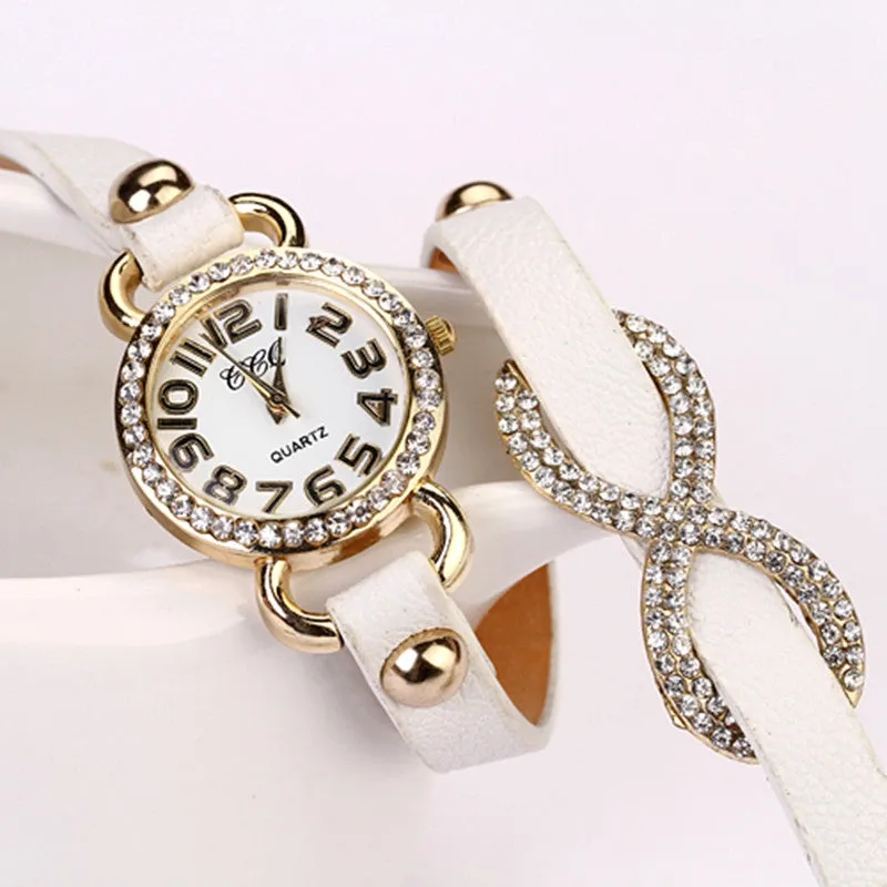 Fashion New Arrive Watches Women Luxury Brand Leather Bracelet Wristwatch Women Dress Sport Wristwatches Business Watch