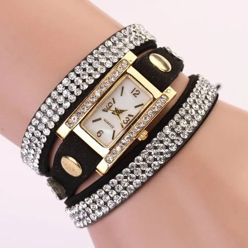 Fashion New Luxury Leather Casual Gold Wristwatch Watch Women Dress Watches Wrist Watches Quartz