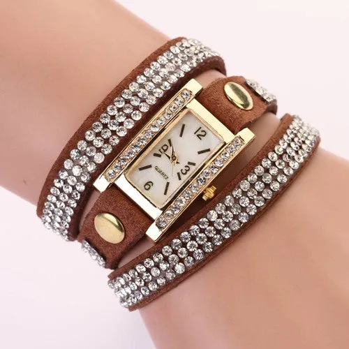 Fashion New Luxury Leather Casual Gold Wristwatch Watch Women Dress Watches Wrist Watches Quartz