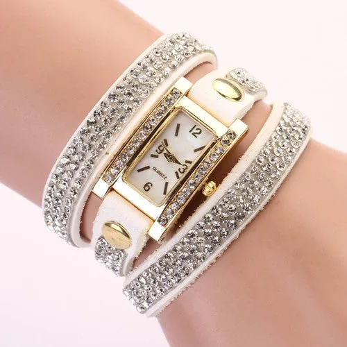 Fashion New Luxury Leather Casual Gold Wristwatch Watch Women Dress Watches Wrist Watches Quartz