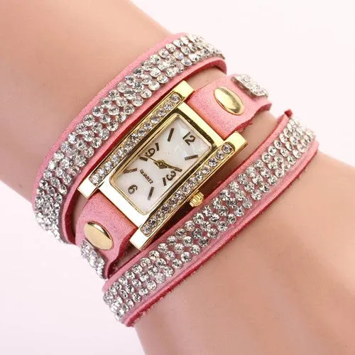 Fashion New Luxury Leather Casual Gold Wristwatch Watch Women Dress Watches Wrist Watches Quartz