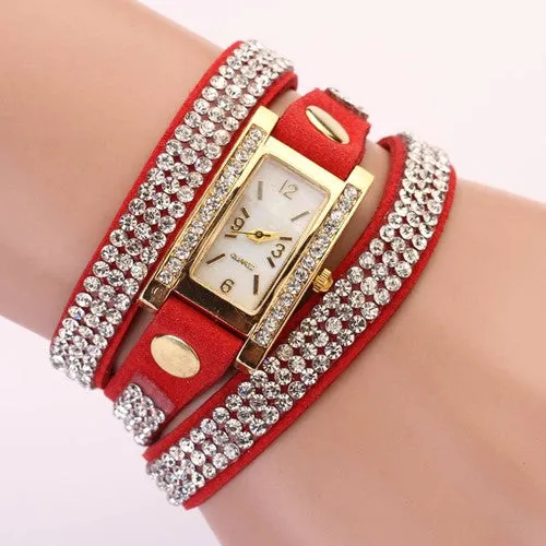 Fashion New Luxury Leather Casual Gold Wristwatch Watch Women Dress Watches Wrist Watches Quartz