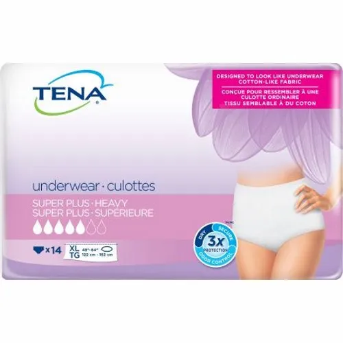 Female Adult Absorbent Underwear Count of 14 By Tena