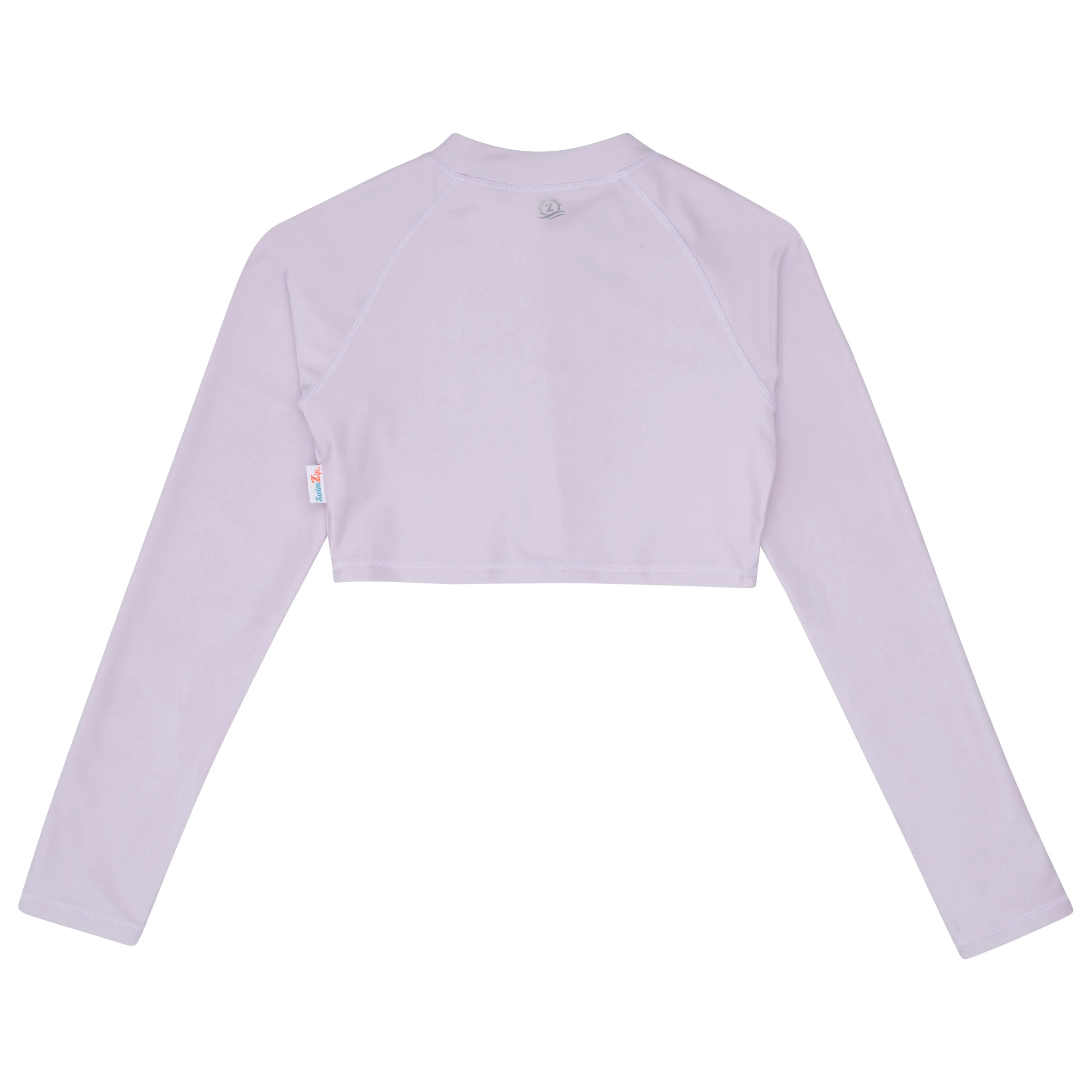 Girls Long Sleeve Crop Rash Guard | "Orchid"