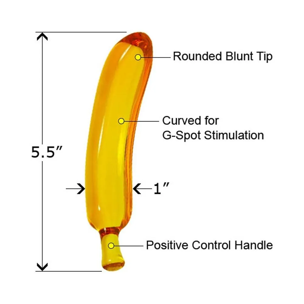 Glass Gem (Amber Banana)