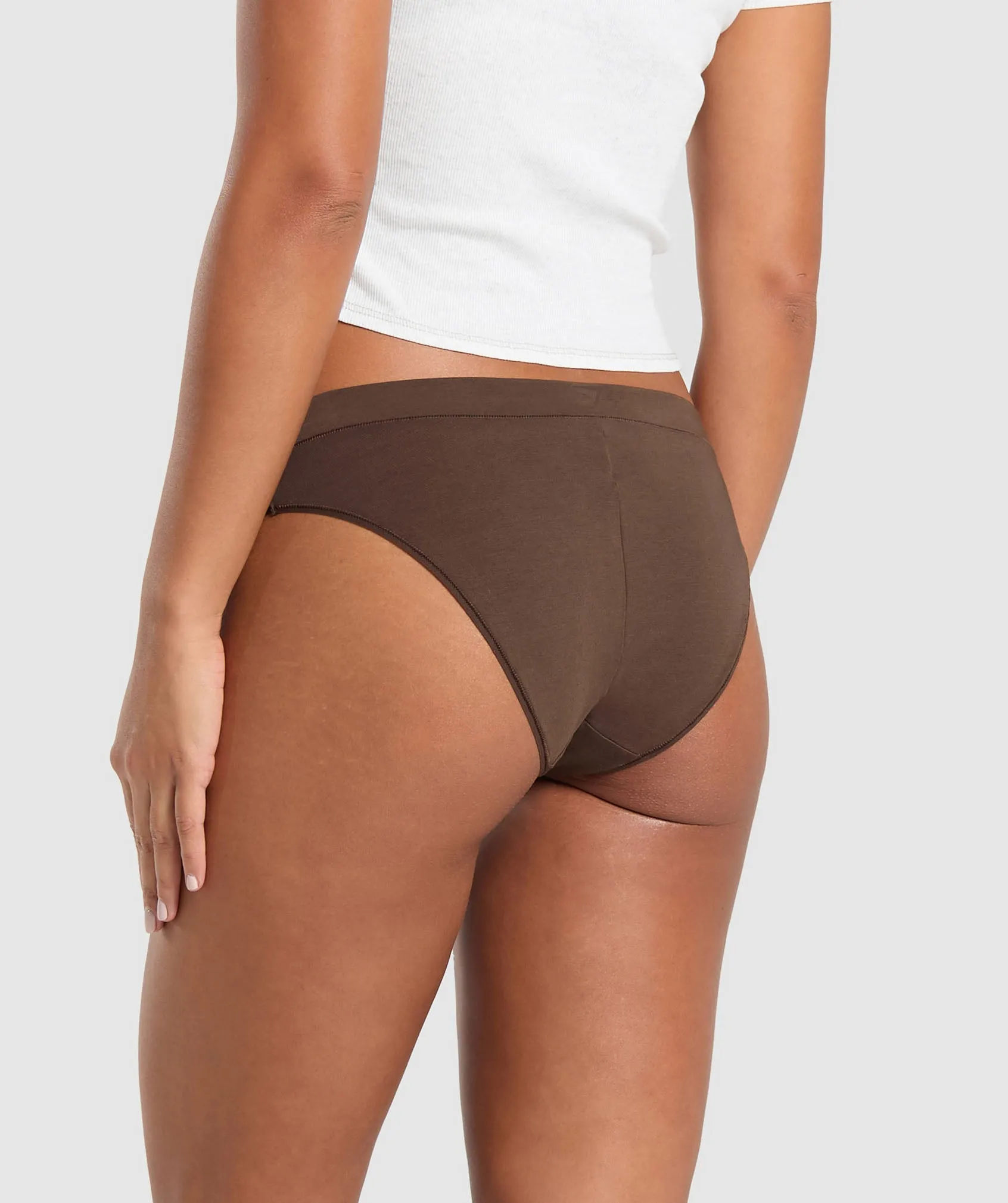 Gymshark 3pk Brief - GS Archive Brown/GS Soul Brown/GS Cement Brown