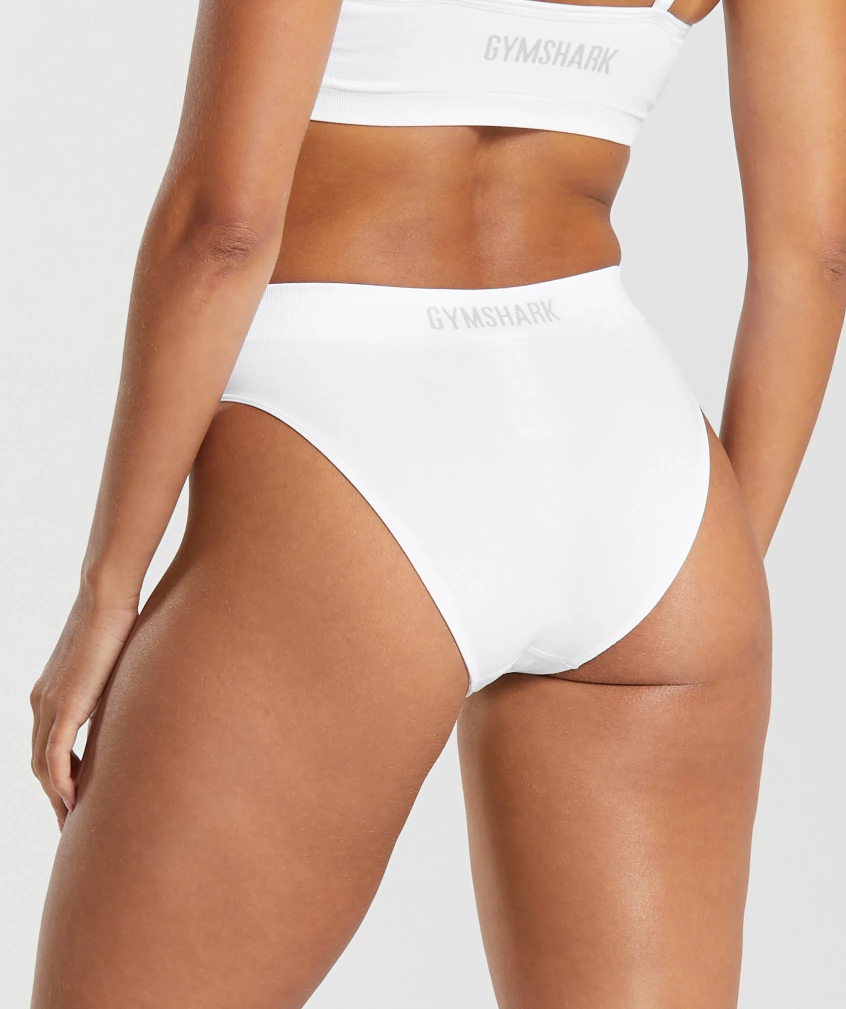 Gymshark Seamless Brief - White