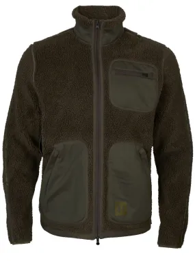 HARKILA Rurik Teddy Fleece Jacket - Mens - Shadow Grey/Willow Green