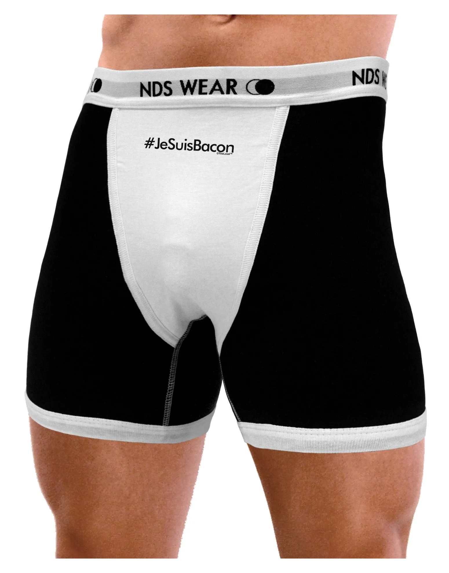 Hashtag JeSuisBacon Mens Boxer Brief Underwear