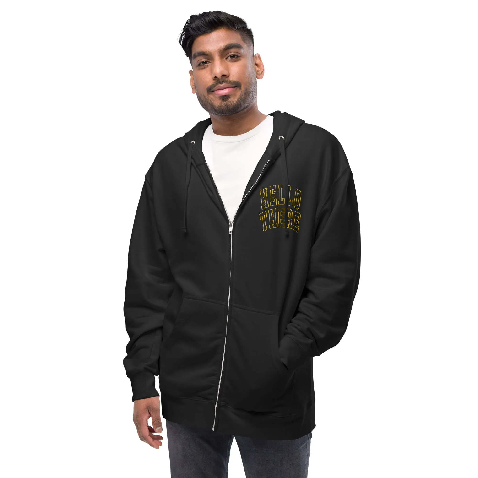 Hello There Premium Zip Up Hoodie