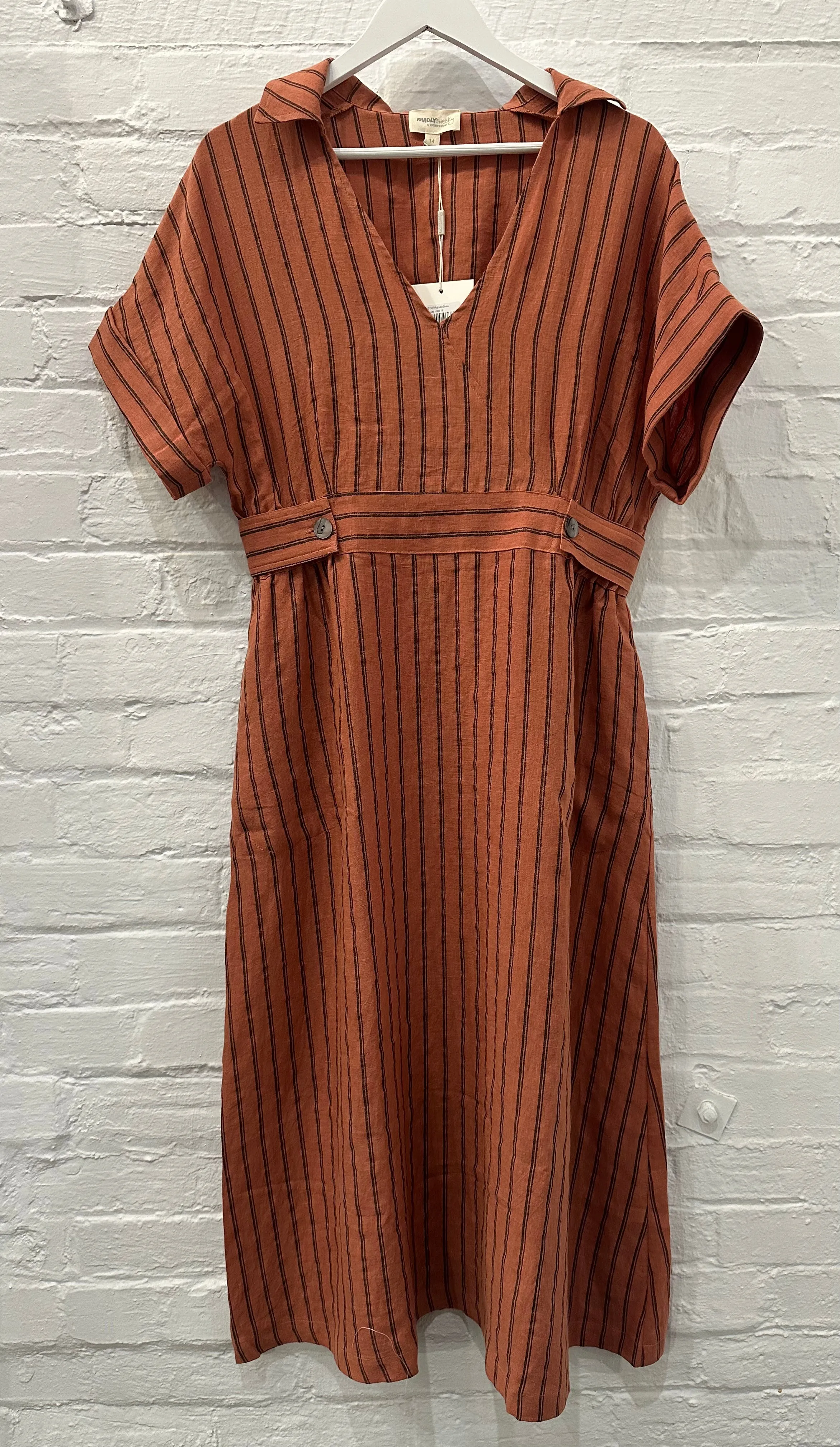 Highway Dress in Terracotta