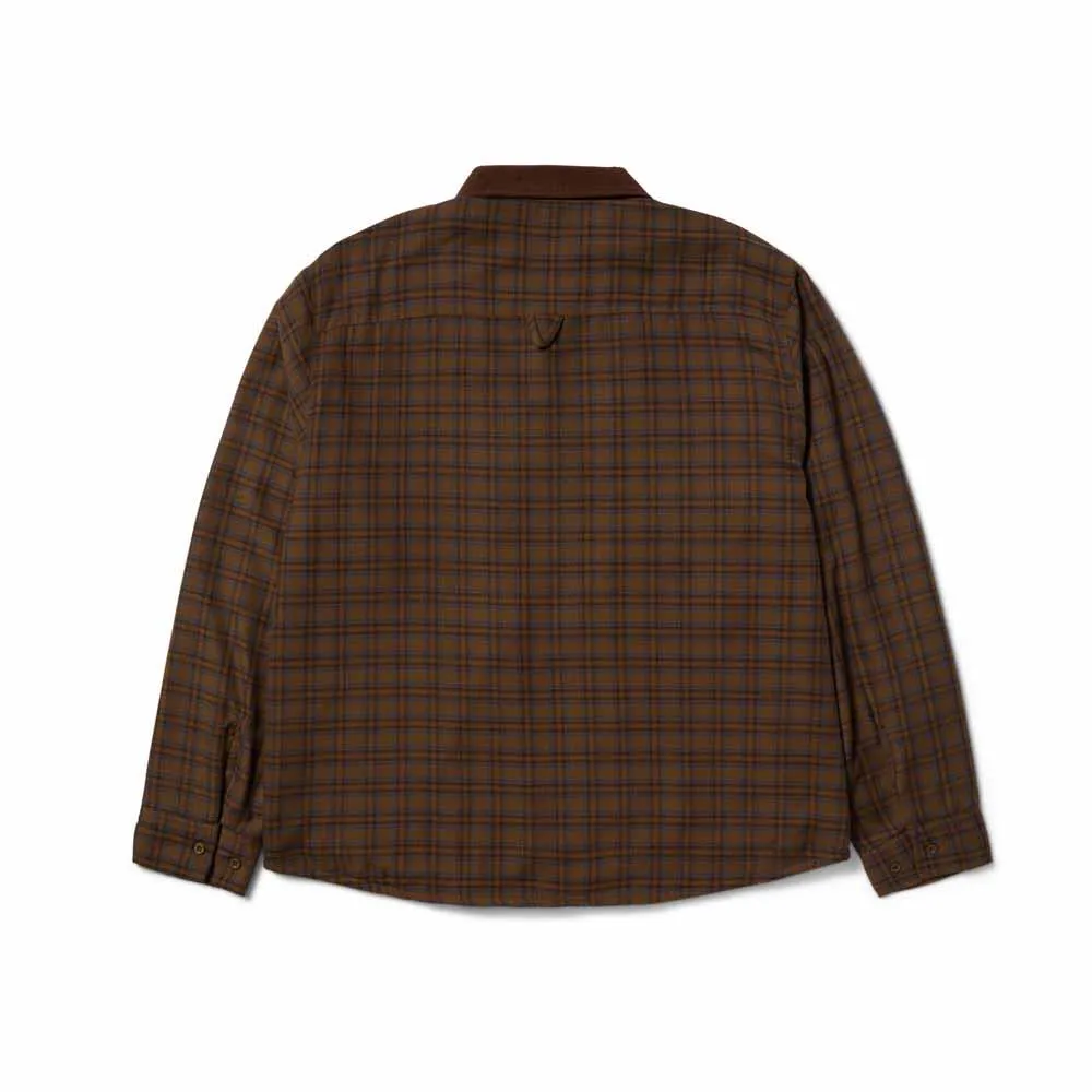 Huf Western Fleece Lined Shacket Espresso