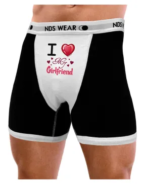 I Love Heart My Girlfriend Mens Boxer Brief Underwear