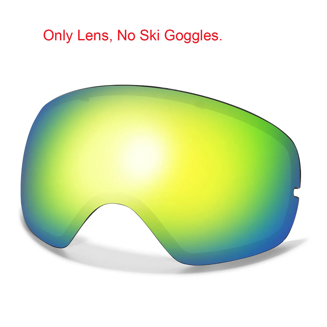 Interchangeable Lens Ski Goggles for Adults - TPU Frame, PC Material, Anti-Fog, UV Protection, for Snowboarding, Skating, Skiing, Snowmobiling - Includes Night, Prescription Lens, Bag - Mixed Color