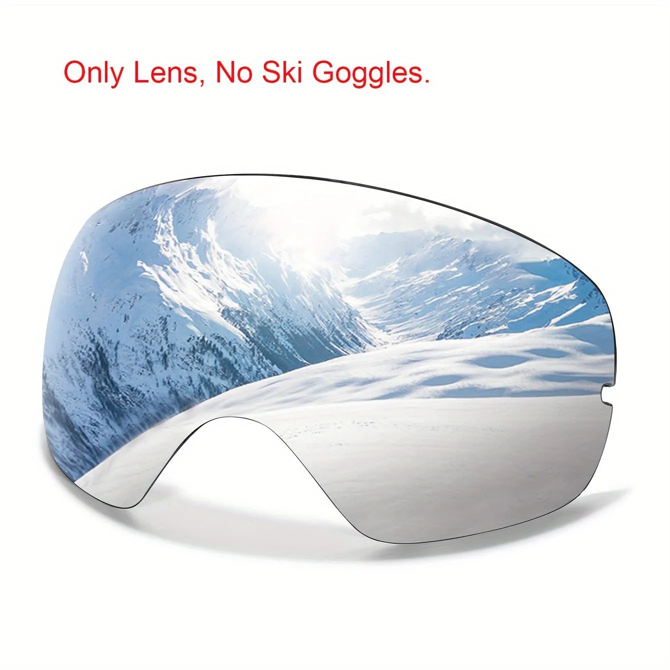 Interchangeable Lens Ski Goggles for Adults - TPU Frame, PC Material, Anti-Fog, UV Protection, for Snowboarding, Skating, Skiing, Snowmobiling - Includes Night, Prescription Lens, Bag - Mixed Color