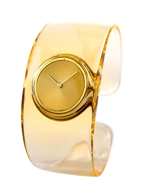 ISSEY MIYAKE O Series Bangle Watch Lemon designed by Tokujin Yoshioka NY0W005