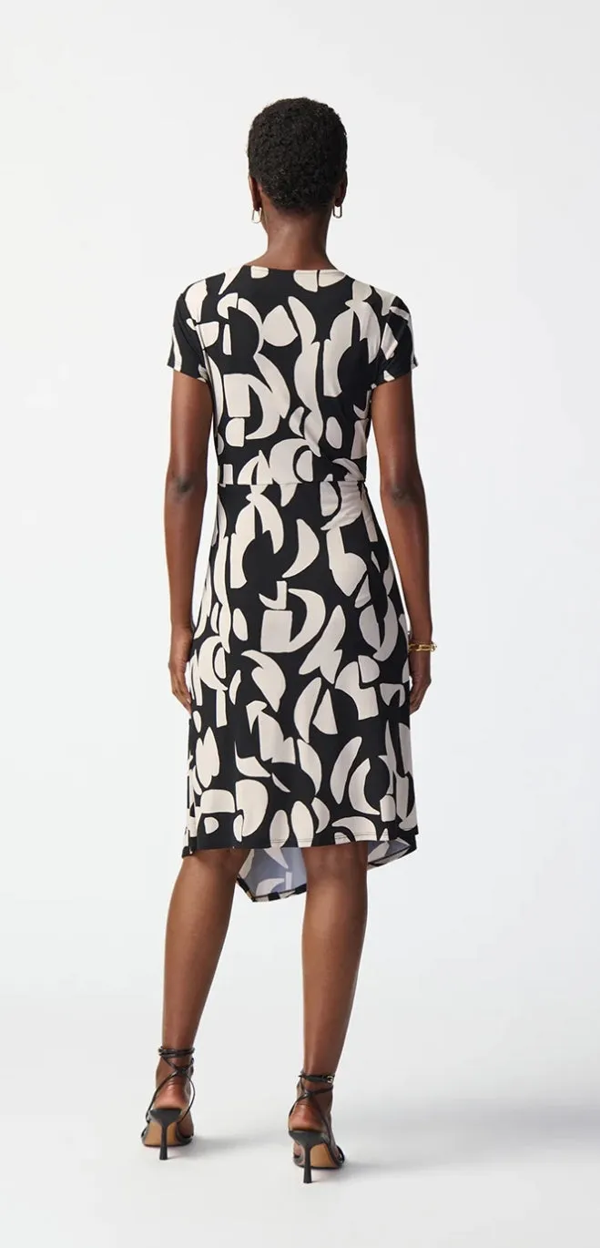 Joseph Ribkoff abstract print dress