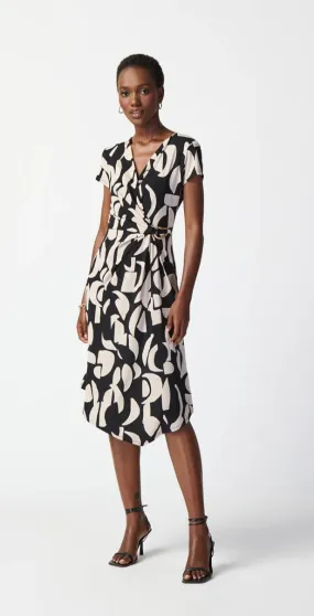 Joseph Ribkoff abstract print dress