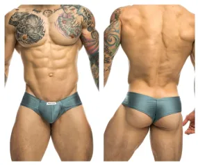 JUSTIN SIMON XSJ22 Cheek Briefs Color Metal Green