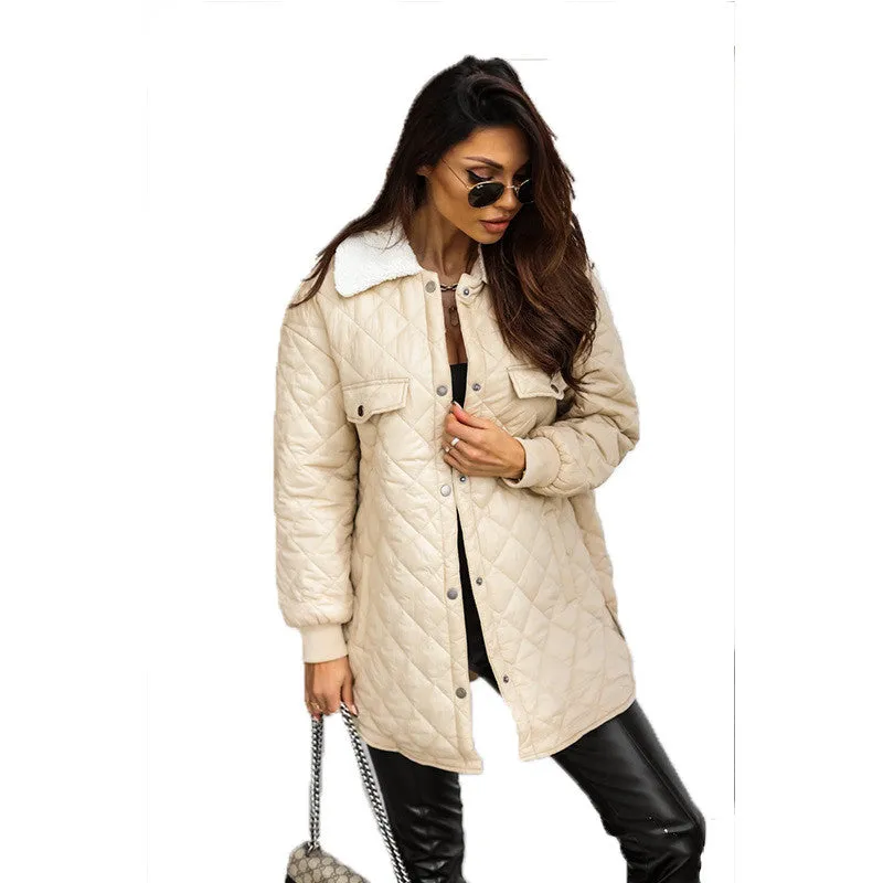 Ladies Casual Fashion Single Breasted Jacket