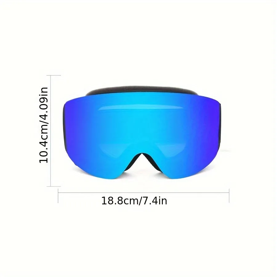 Latest Anti-Fog Dual-Layer Ski Goggles with Protection, Snowproof for Outdoor Sports & Snowboarding