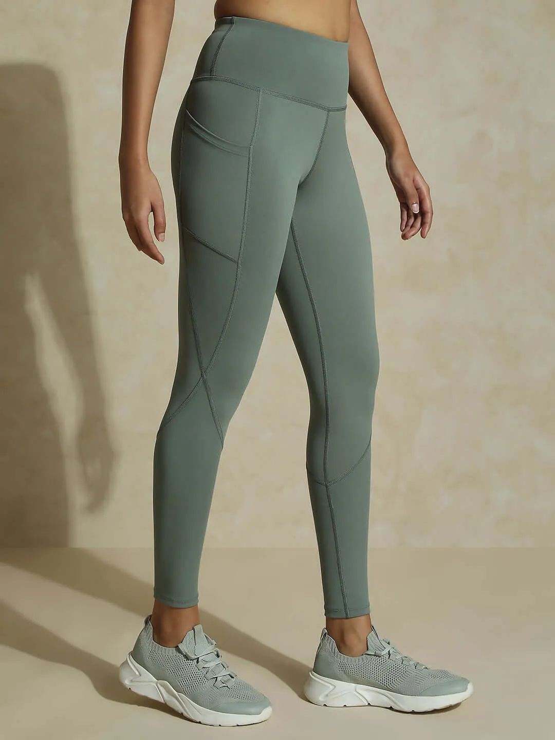 Light Sage Aero fit Athletic Jacket & Aura Leggings