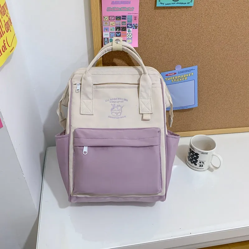 Lightweight Small Backpack Women's Backpack Small Ins Style Small Waterproof Japanese Minority Shopping Schoolbag