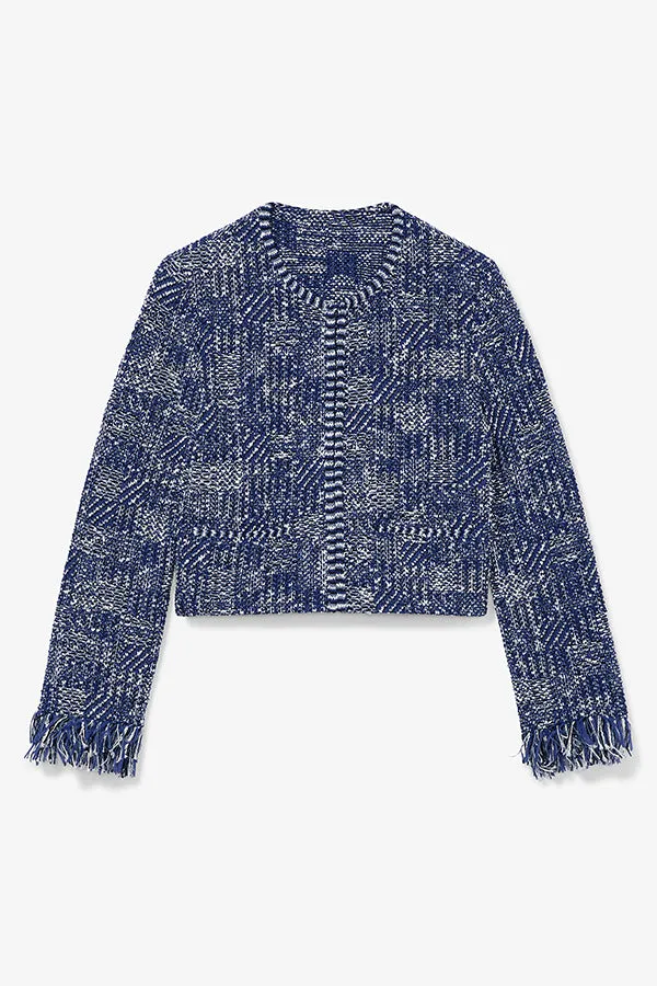 Lilia Jacket - Interweave :: Navy / Ivory