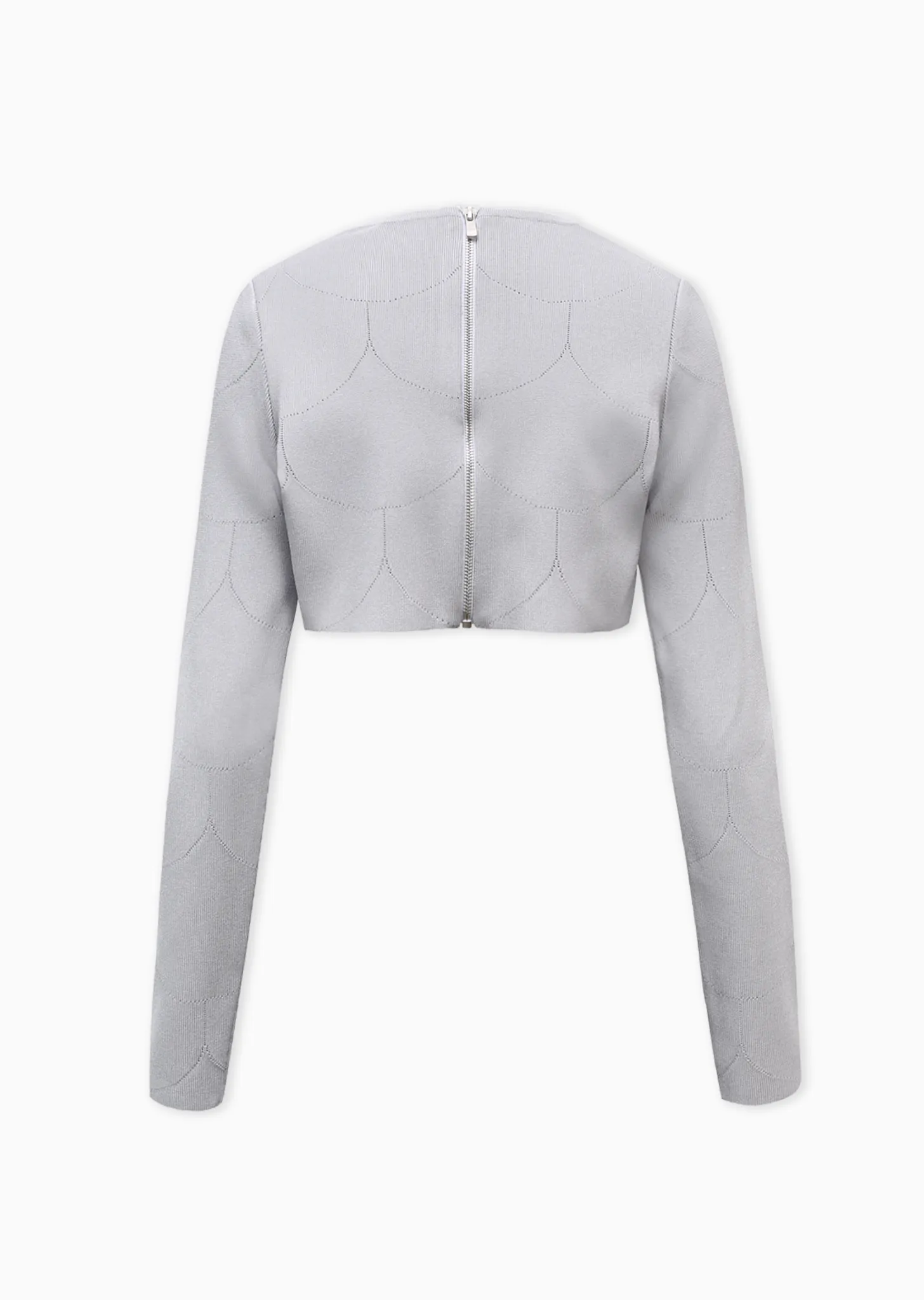 Louvre – Stretch Knit Arc Bolero Jacket