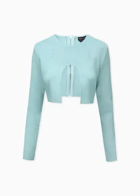 Louvre – Stretch Knit Arc Bolero Jacket