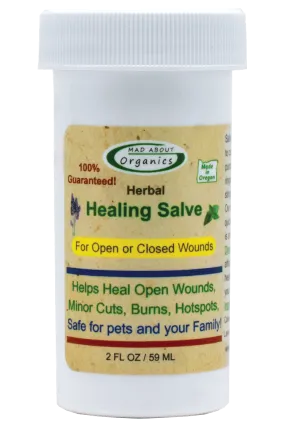 MAD ABOUT ORGANICS Open Wound Healing Herbal Salve & Paw Moisturizer